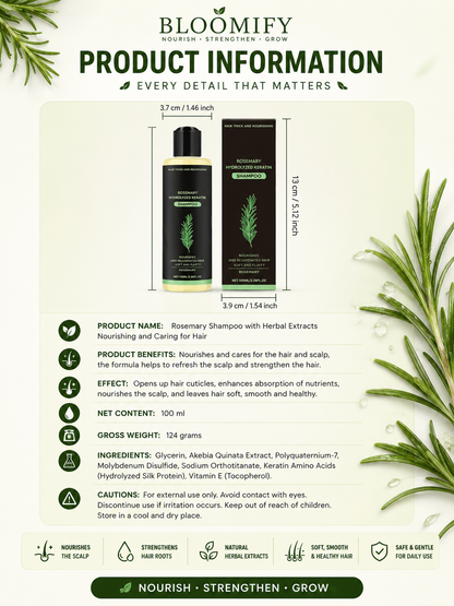 Hoegoa Rosemary Hydrolyzed Keratin Shampoo