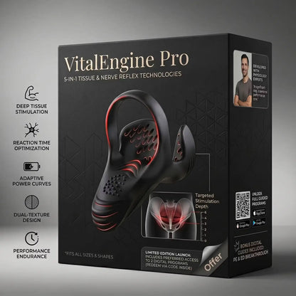 VitalEngine Pro-The #1 5-in-1 at-home trainer that reverses ED & PE with advanced precision