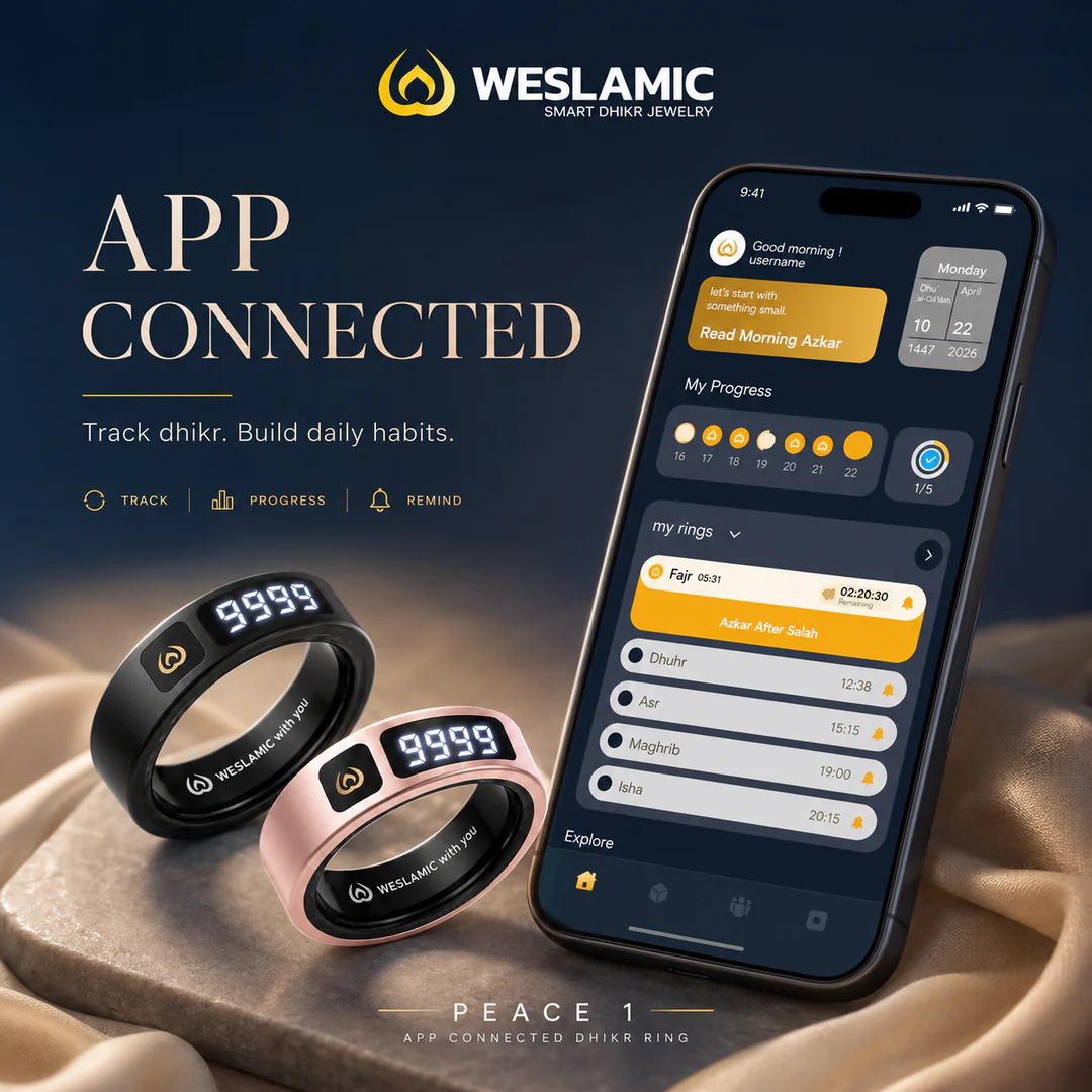 Weslamic iTasbih - Peace 1 (Newly launched vibration alert function)