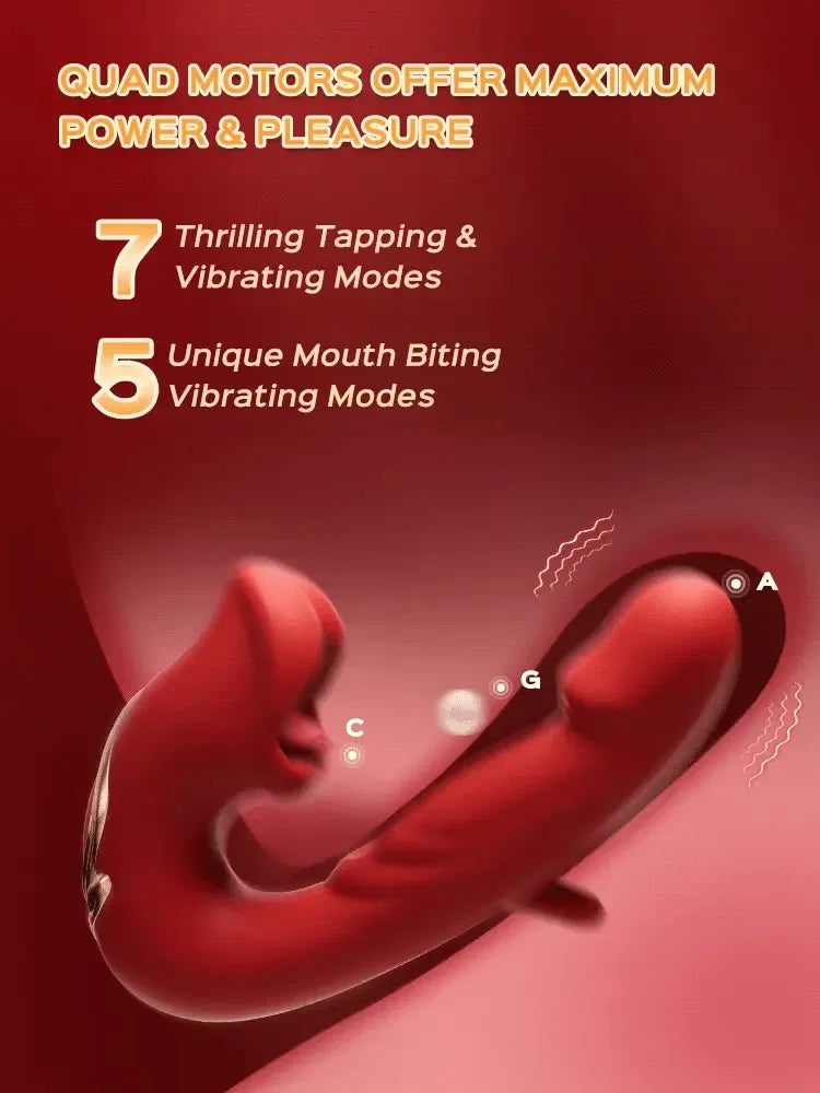 💋 Sale 70% OFF 💋 2026 Upgraded LUVORA™ 4-in-1 Flapping & Licking Vibrator (U001)