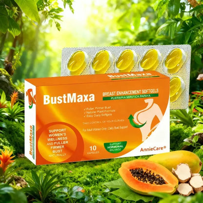 AnnieCare® Pueraria Mirifica Papaya Breast Enhancement Capsules 📈（𝑭𝒖𝒍𝒍𝒆𝒓 𝑩𝒓𝒆𝒂𝒔𝒕𝒔 - 𝑩𝒐𝒐𝒔𝒕𝒔 𝑭𝒂𝒕 𝑴𝒆𝒕𝒂𝒃𝒐𝒍𝒊𝒔𝒎 - 𝑹𝒆𝒔𝒕𝒐𝒓𝒆𝒔 𝑺𝒌𝒊𝒏 𝑬𝒍𝒂𝒔𝒕𝒊𝒄𝒊𝒕𝒚）